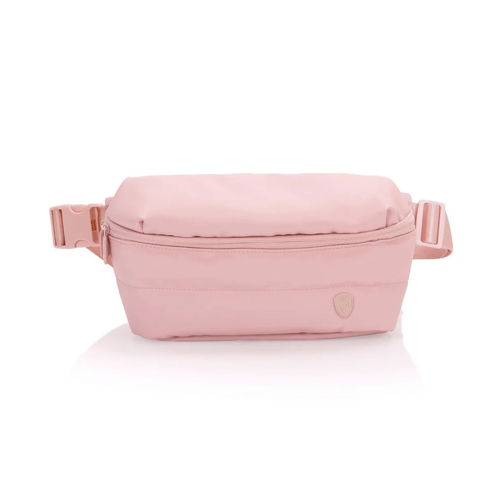 NWOT HEYS Puffer Waist Bag Crossbody Fanny Pack Rose Pink